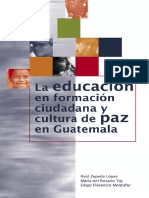 La Educación y Cultura de Paz en Guatemala