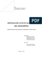 Sistemas de Evaluación de Autodesempeño