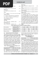 Paper No. 667: Table 3 Adjustment Factor For Variation in Carriageway Width (F)