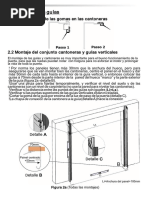 Instrucciones de Montaje Puerta Seccional