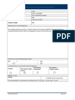 Sample Lift Plan