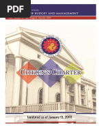 Approved DBM Citizen's Charter