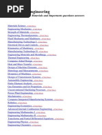 Mechanical Engineering - Lecture Notes, Study Materials and Important Questions Answers