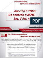 Introduccion A TOFD de Acuerdo A ASME SEC V Art 4