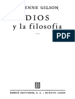 GILSON, Etienne - Dios y La Filosofia