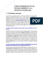 El Proceso Inmediato en El Delito de Omisión A La Asistencia Familiar