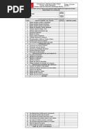 Formato Inspección Mensual de Montacargas Eléctrico