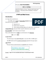 PHP and Web Forms