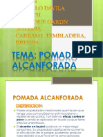 Pomada Alcanfor y Composicion de Lacrema Salicilida