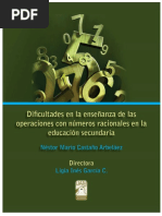 Dificultades en La Enseñanza de Las Operaciones Con Números Racionales en La Educación Secundaria