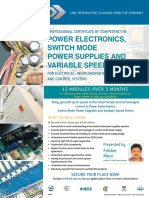 Power Electronics, Switch Mode Power Supplies and Variable Speed Drives