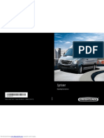 FREIGHTLINER Sprinter 2015 Operating Instructions Manual