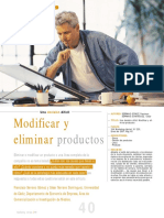 Modificar y Eliminar: Productos