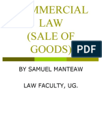 Sale of Goods Law