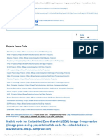 Matlab Code For Embedded Zero Wavelet (EZW) Image Compression - Image Processing Projects - Projects Source Code