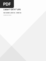 Liebert Gxt4 Ups 120208v 500va 3000va User Manual SL 23193