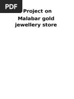 Project On Malabar Gold