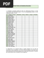 Trabajo Práctico de Estadística Descriptiva