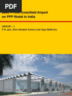 BIAL - First Greenfield Airport On PPP Model in India: Group - 1 P.K.Jain, Shiv Nandan Kumar and Ajay Mathuria