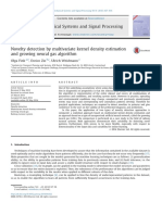 Novelty Detection by Multivariate Kernel Density Estimation and Growing Neural Gas Algorithm