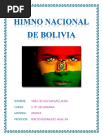 Historia Del Himno Nacional de Bolivia