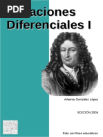 Ecuaciones Diferenciales I - Artemio González