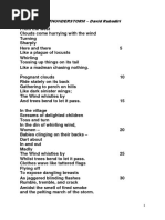 Rubadiri D. An African Thunderstorm Notes