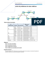 2.3.2.3 Packet Tracer - Troubleshooting Static Routes Instructions PDF