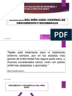 Atencion Del Niño Sano. Control de Crecimiento y Desarrollo