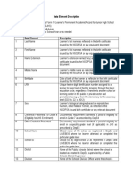 School Form 10 SF10 Learner Permanent Academic Record JHS Data Elements Description