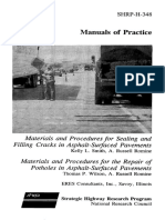 Asphalt Pavement Repair Manuals of Practice