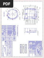 RAW WATER TANK - CAP.289 M SPECIFICATION DRAWING