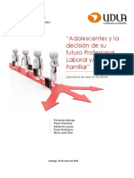 Adolescentes y La Decision de Su Futuro Profesional, Laboral y Familiar