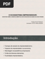 Apresentação GDI - Ecossistema Empreendedor - Rodrigo Ferreira Rodrigues PDF