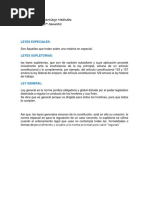 Diferencia de Leyes General, Complementaria y Sopletoria