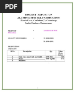 Project Report For Fabrication