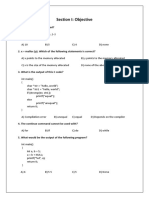 Section I: Objective: 1. How Many X's Are Printed?