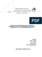 Crear Un Clud de Hipertensión para Mejorar Las Condiciones de Salud A Los Pacientes Del Ambulatorio Urbano Tipo III "La Paz", Barquisimeto Edo. Lara