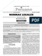 Decreto Supremo Que Declara El Estado de Emergencia en Algun Decreto Supremo N 047 2018 PCM 1643518 1