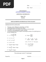 Ujian Setara 2: (Answer & Marking Scheme)