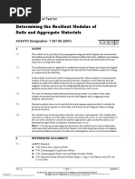 2007-Standard Method of Test For Determining The Resileint Modulus of Soils and Aggregate Materials