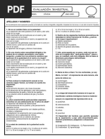 Examen 1ro Sec. Cívica