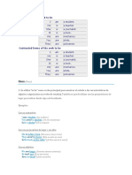 Full Forms of The Verb To Be