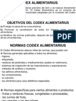 Codex Alimentario