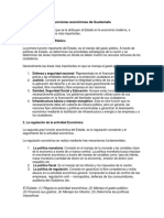 Funciones Económicas de Guatemala