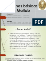 Funciones Básicas en Matlab