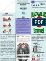 TRIPTICO-Practicas de Uso y Manejo de Extintores e Hidrantes y Tecnicas de Arrastre 2009