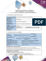 Guía de Actividades y Rúbrica de Evaluación - Tarea 3 - Planeación y Primer Borrador Del Texto Argumentativo