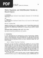 Metric Regularity and Subdifferential Calculus in Banach Spaces