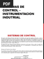 Sistemas de Control - Instrumentacion Indutrial